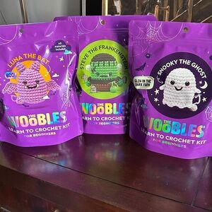 The Woobles Crochet Kit for Beginners Bat Frank Ghost NEW
